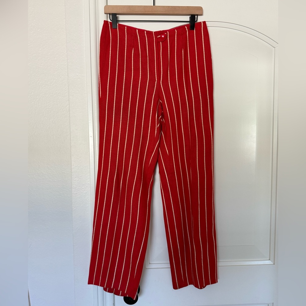 Vintage Linen Striped Pants
